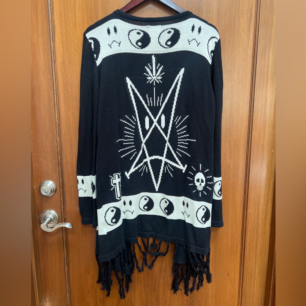 NWT UNIF Knit Fringe Cardigan